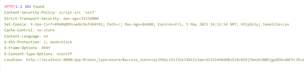 Casdoor Anwendungseinstellung