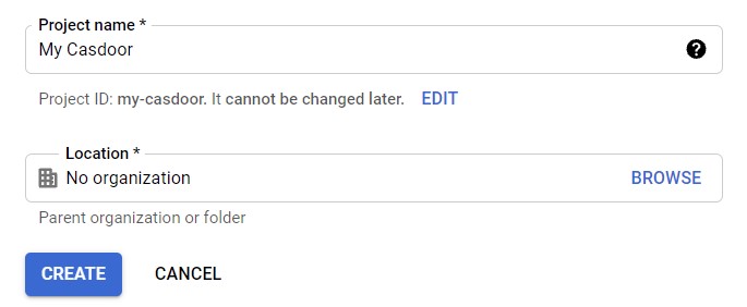 Configuración del proyecto