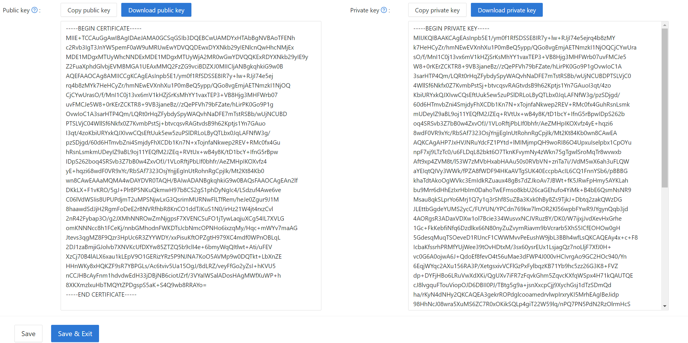 Edición de Certificados