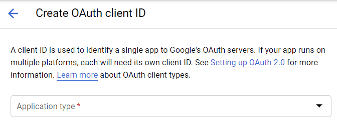 認証情報の作成