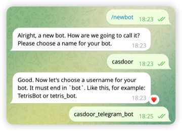 Create Telegram Bot