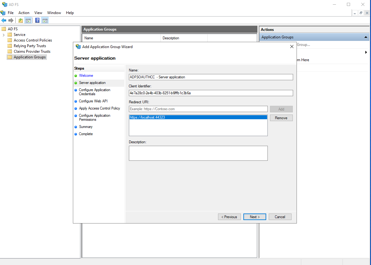 AD FS confidential client