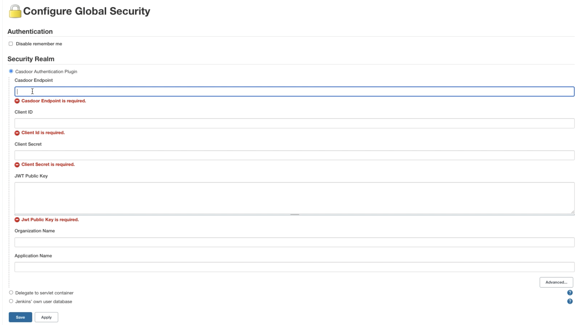 Configuração do Jenkins