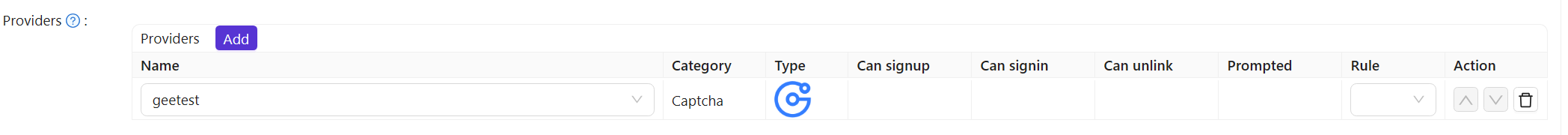 配置应用提供商